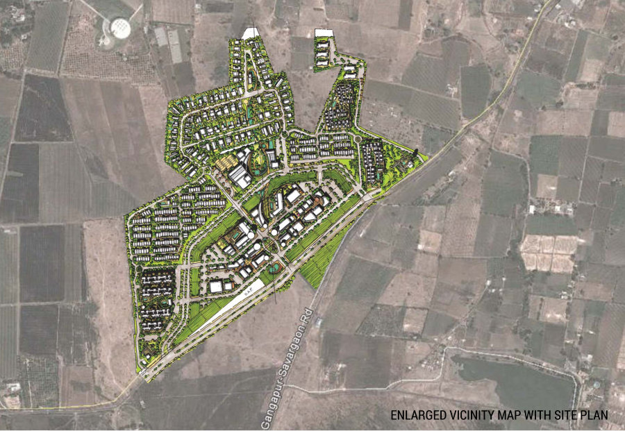 ENLARGED VICINITY MAP WITH SITE PLAN