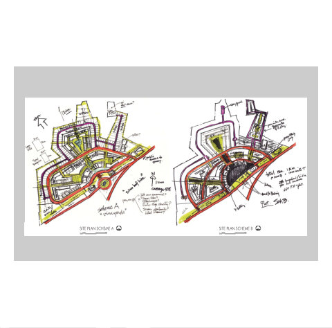 SITE PLAN SCHEME B SITE PLAN SCHEME A